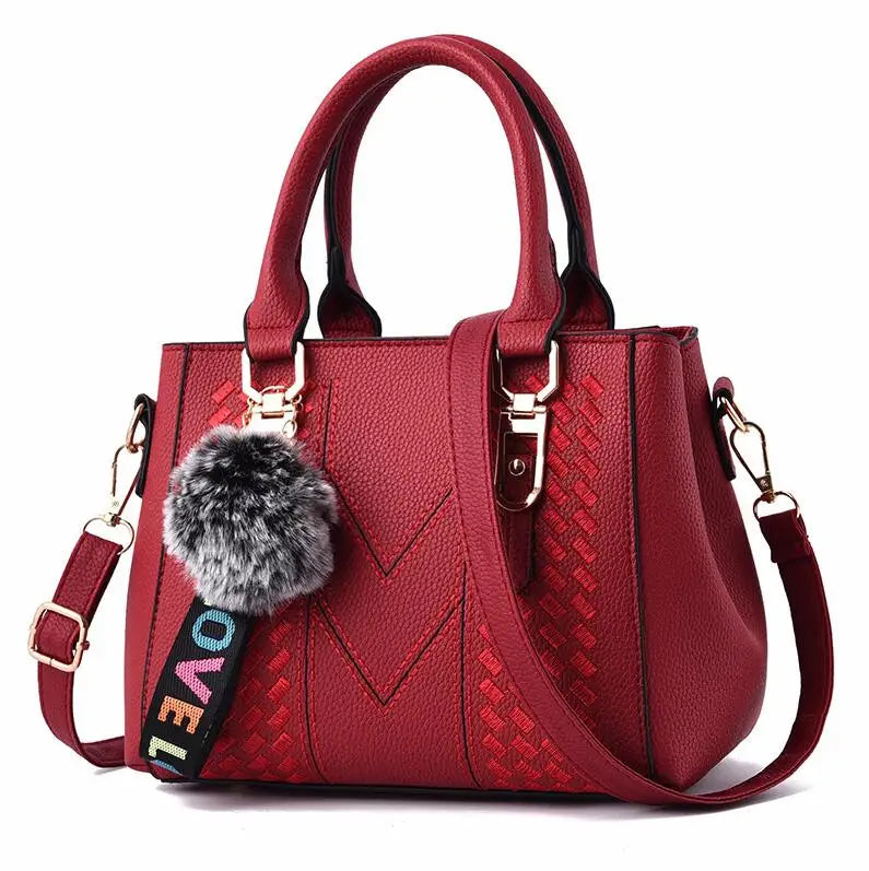 Sac bandoulière brodé en cuir – Style bohème