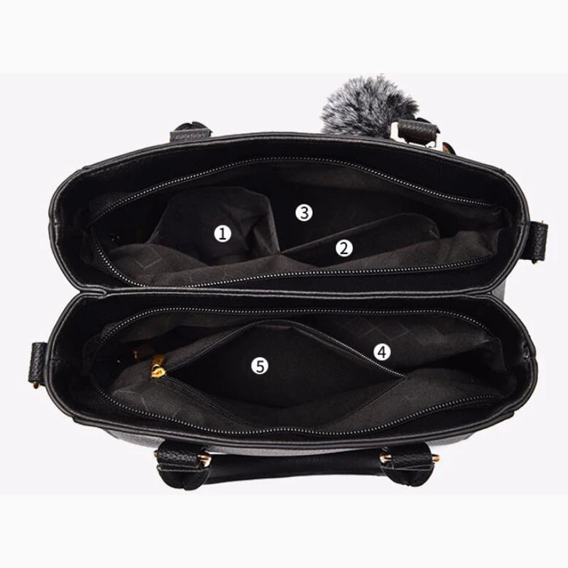 Sac bandoulière brodé en cuir – Style bohème