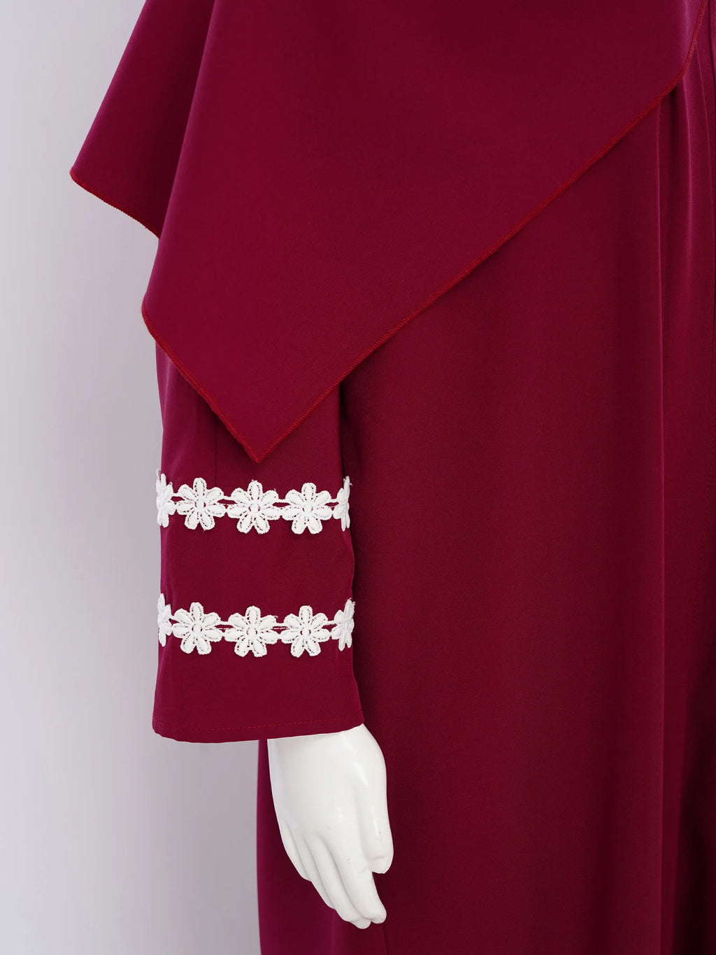 Abaya Fille avec Hijab – Robe Zippée Ramadan Eid
