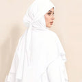 Voile long élégant avec attache – Couvre-chef musulman