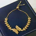 Bracelet manchette élégant plaqué or 21k – Dubai