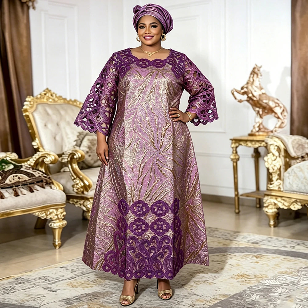 Robe africaine traditionnelle – Imprimé wax coloré