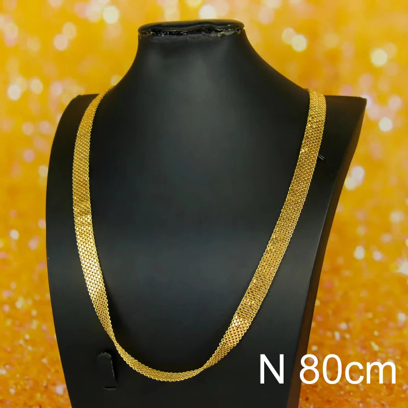 Parure de mariée plaquée or 24k – Style éthiopien