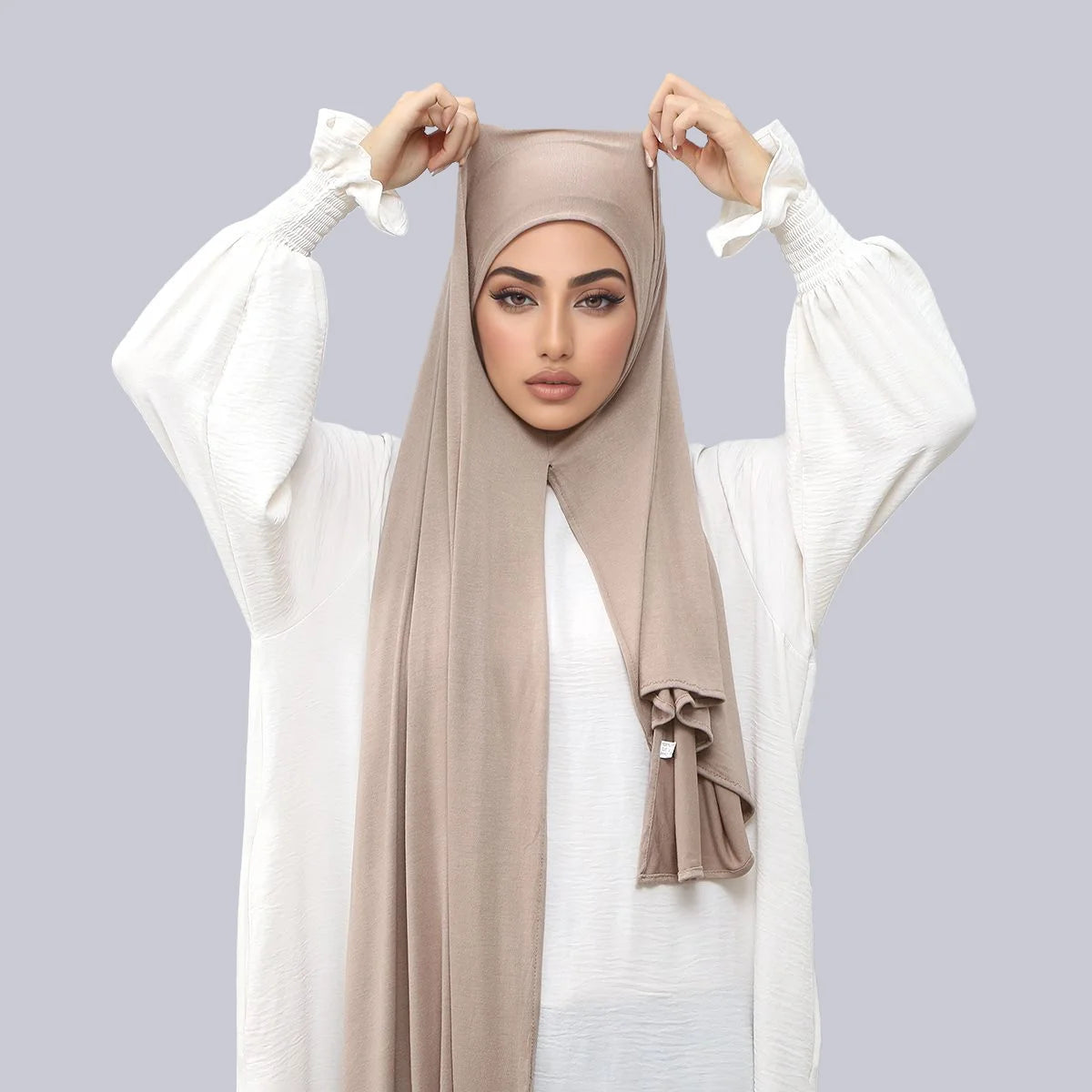 Hijab Instant Femme – Grand Châle Jersey Léger Ramadan