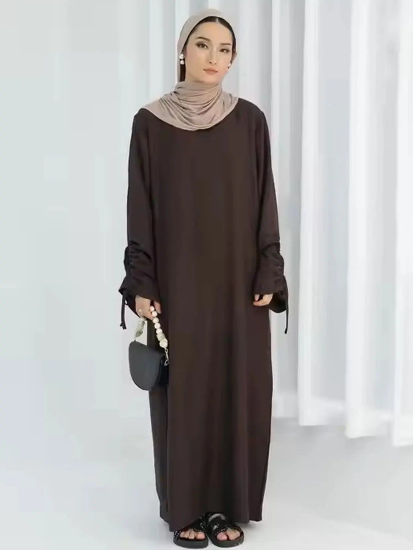 Abaya islamique modeste – Tenue de fête