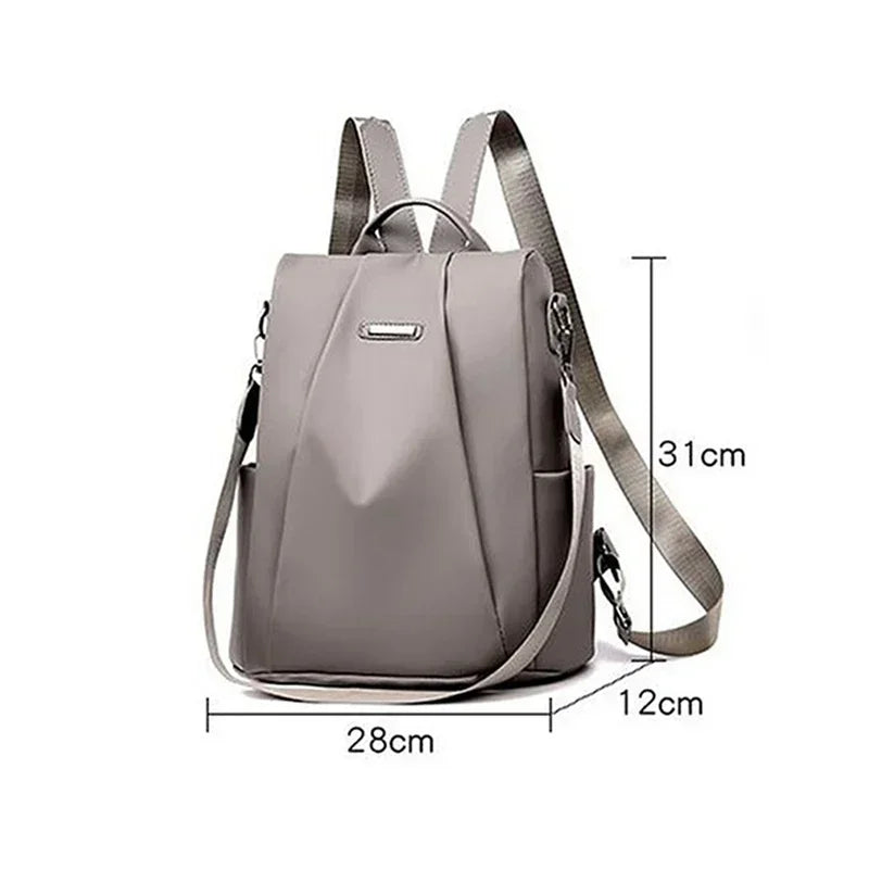 Sac nylon impérméable léger – Couleur unie tendance
