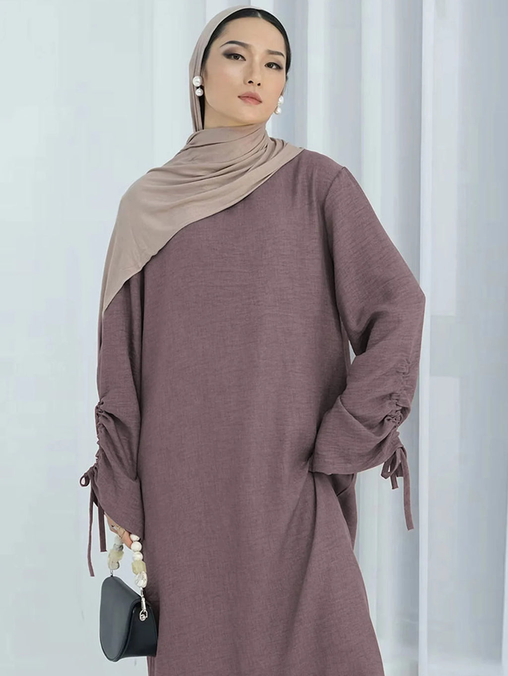Abaya islamique modeste – Tenue de fête