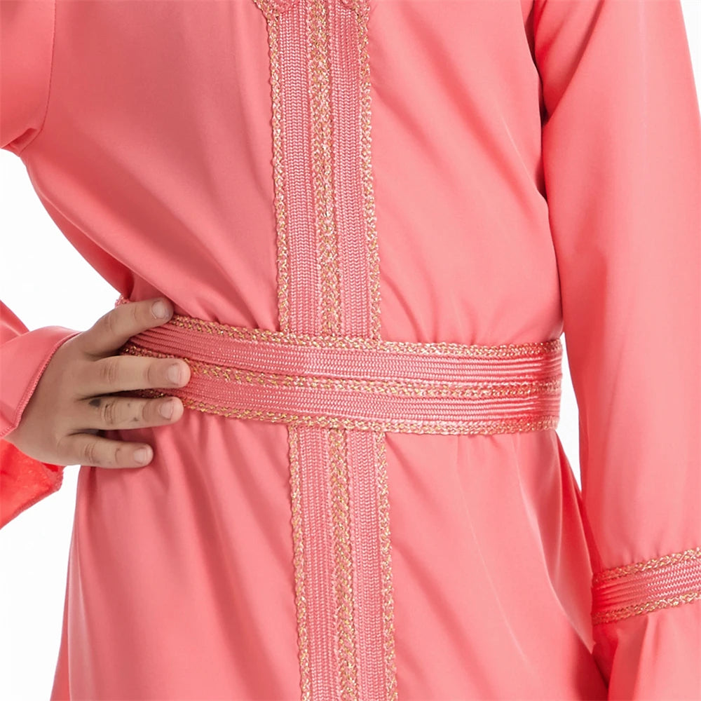 Djellaba Fille Enfant – Robe Prière Ramadan Eid