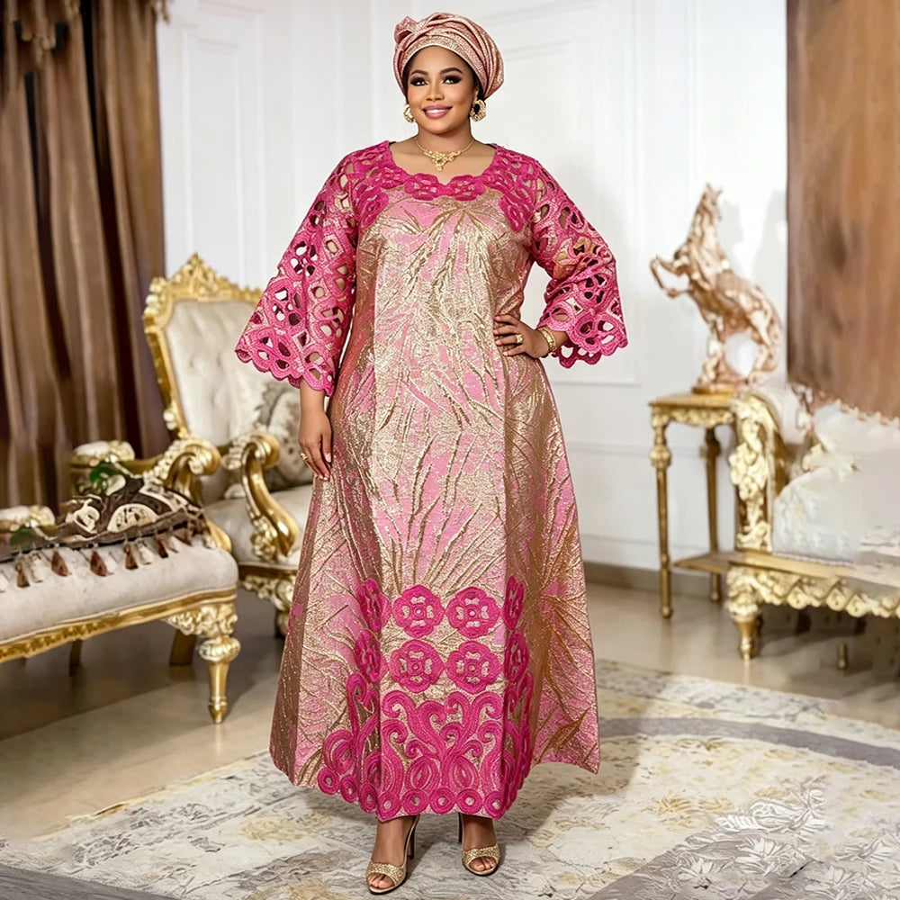 Robe africaine traditionnelle – Imprimé wax coloré