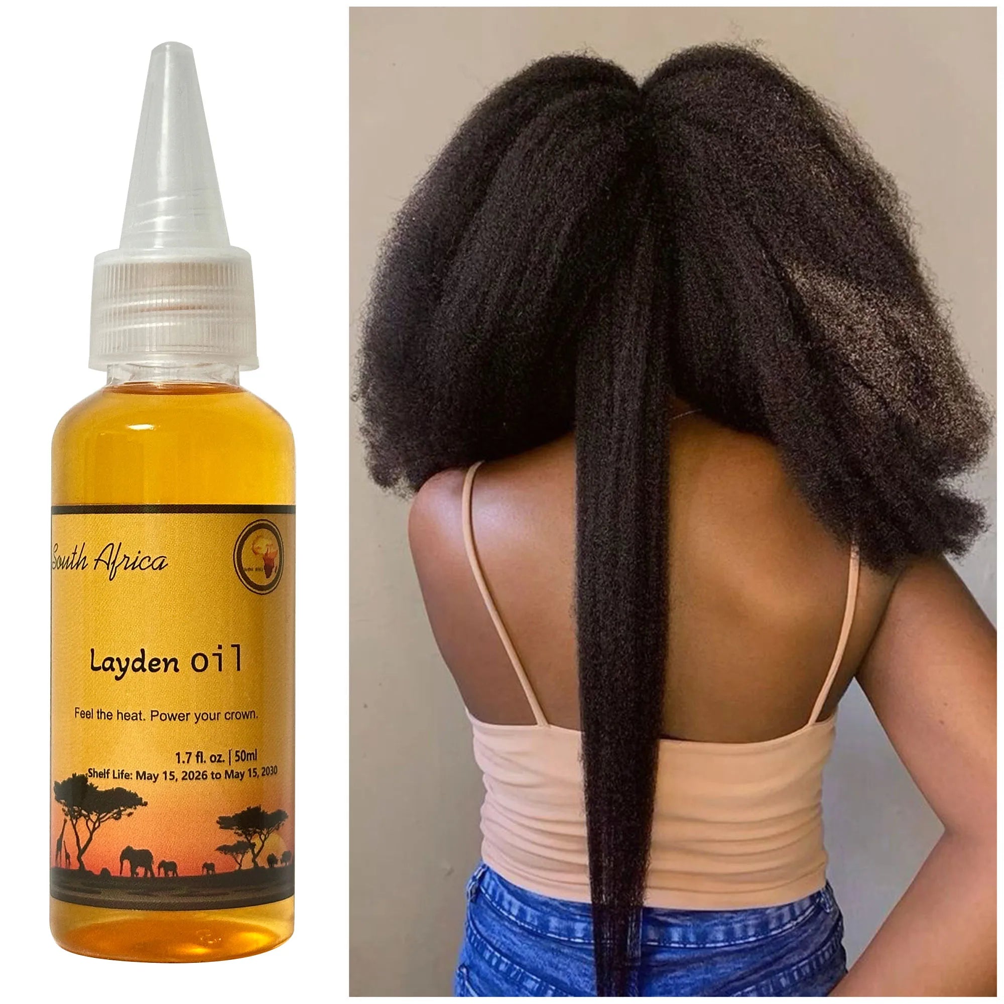 Huile capillaire nourrissante artisanale – Soin traditionnel
