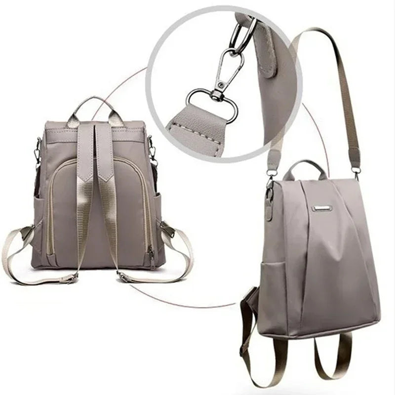 Sac nylon impérméable léger – Couleur unie tendance