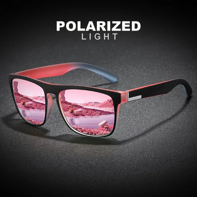 Lot de 3 lunettes carrées polarisées dégradées