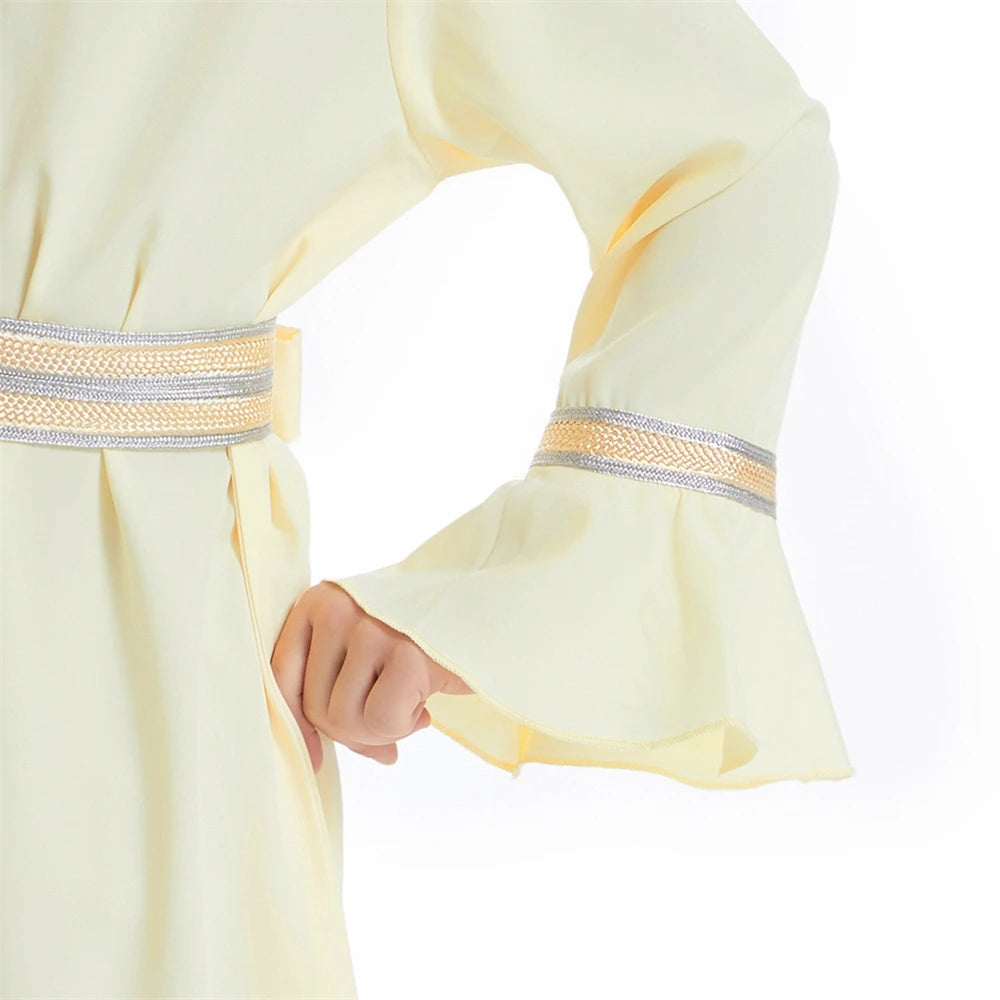 Djellaba Fille Enfant – Robe Prière Ramadan Eid
