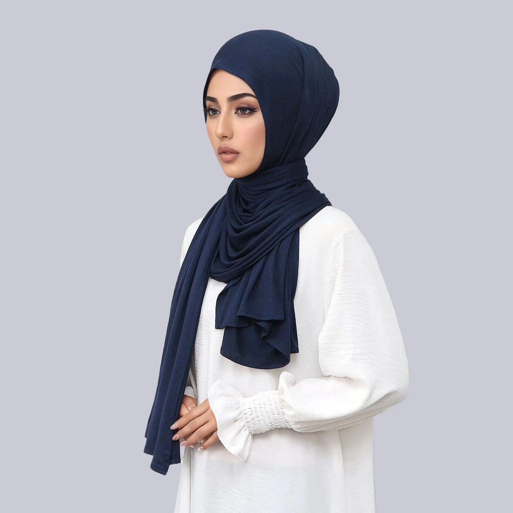 Hijab Instant Femme – Grand Châle Jersey Léger Ramadan