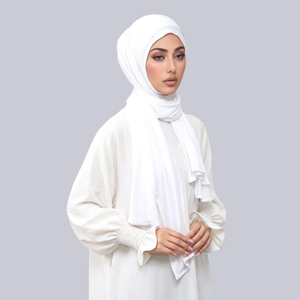 Hijab Instant Femme – Grand Châle Jersey Léger Ramadan