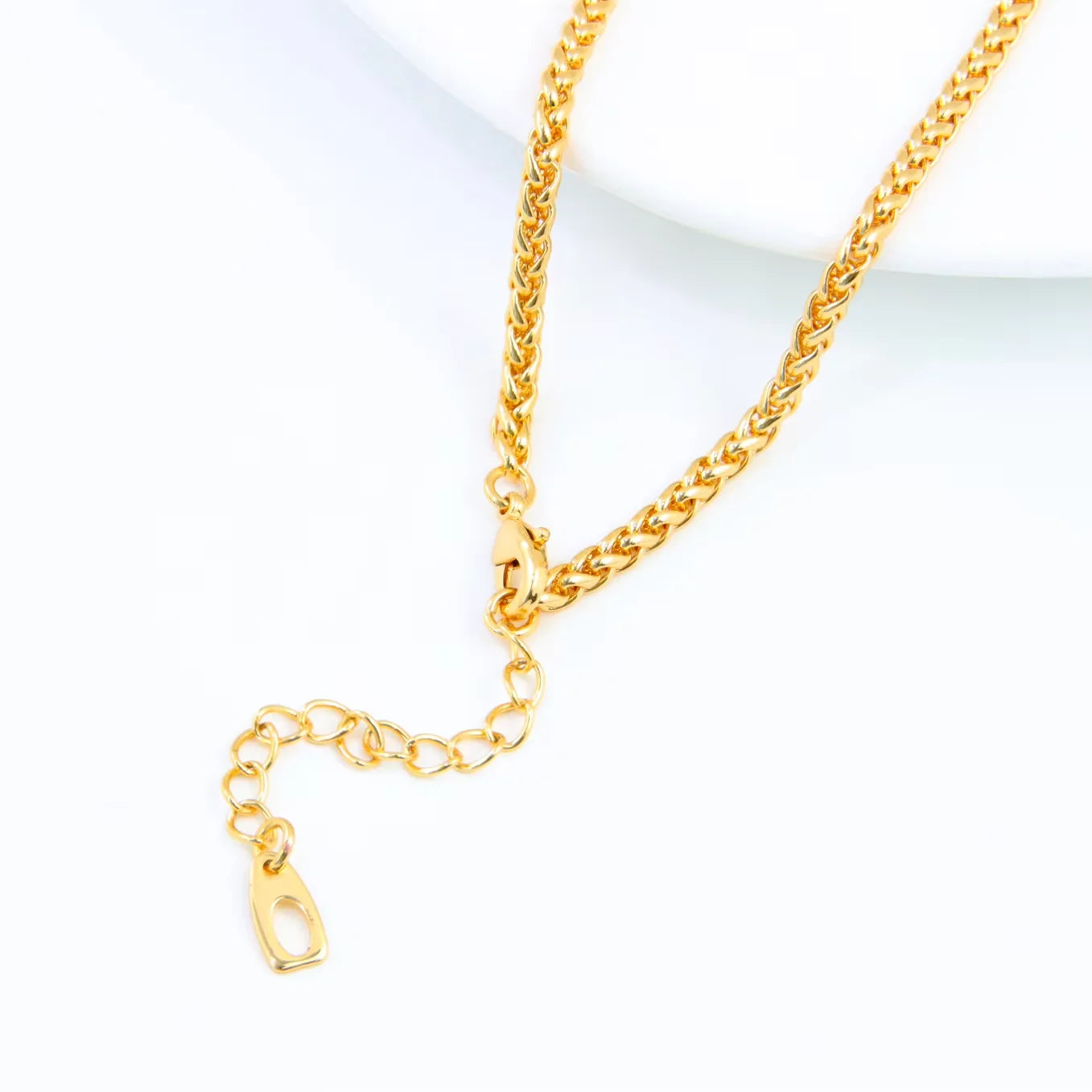 Collier pendentif œil turc porte-bonheur – Plaqué or 21k