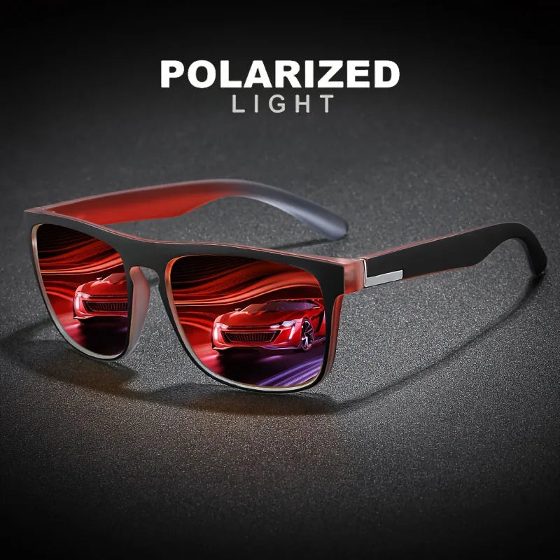 Lot de 3 lunettes carrées polarisées dégradées