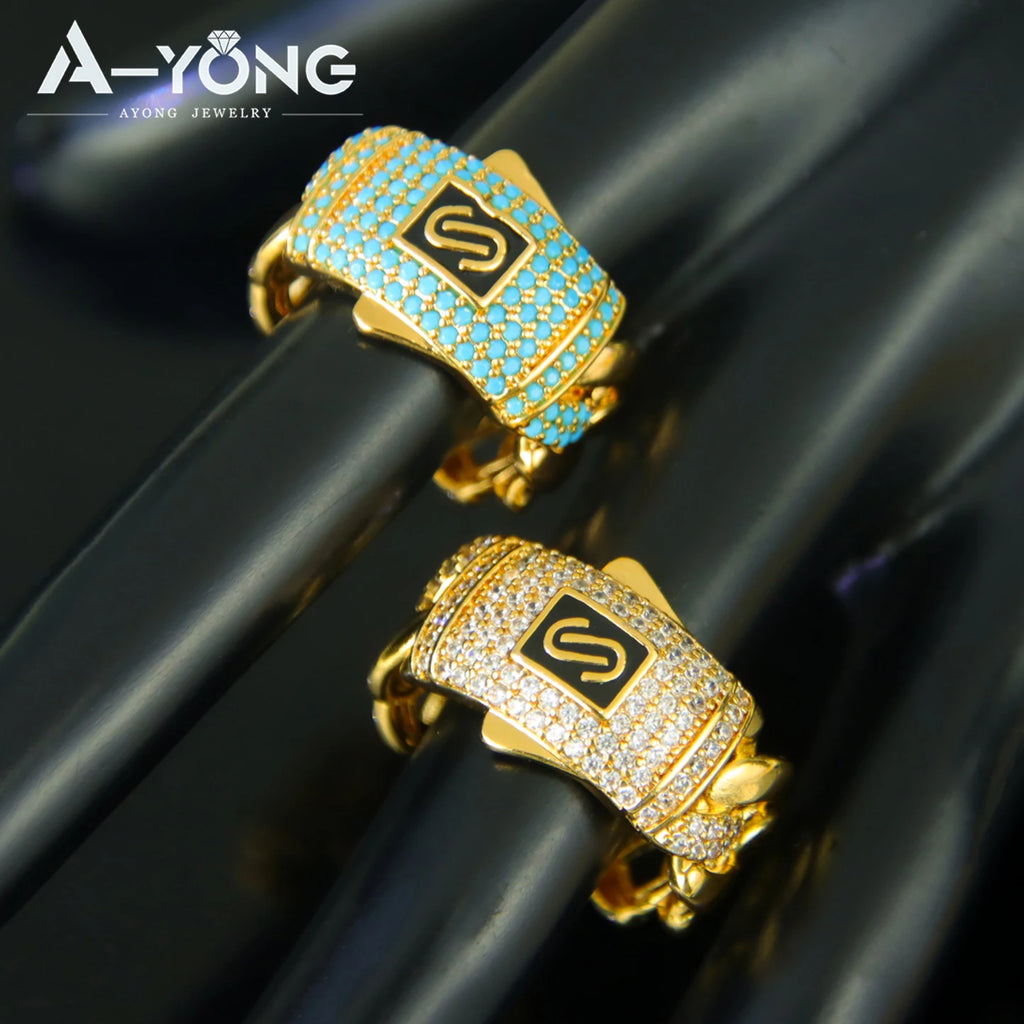 Parure zirconium plaquée or 24k – Style arabe chic