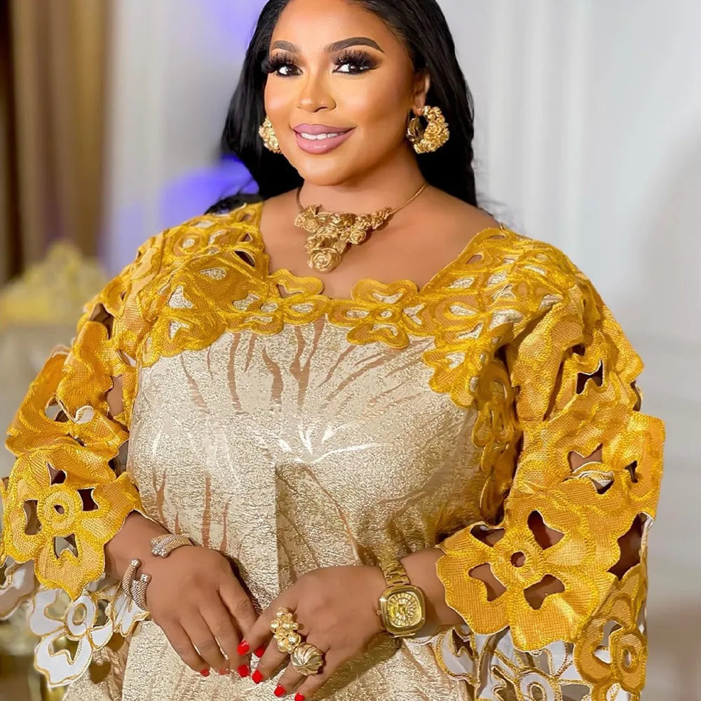 Robe africaine traditionnelle – Imprimé wax coloré