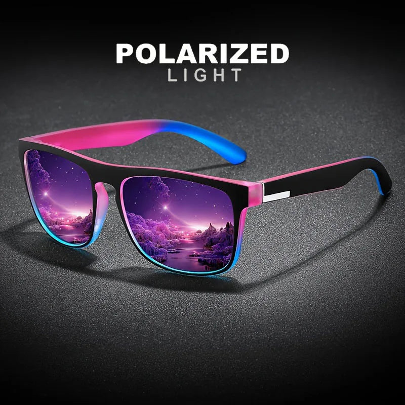 Lot de 3 lunettes carrées polarisées dégradées