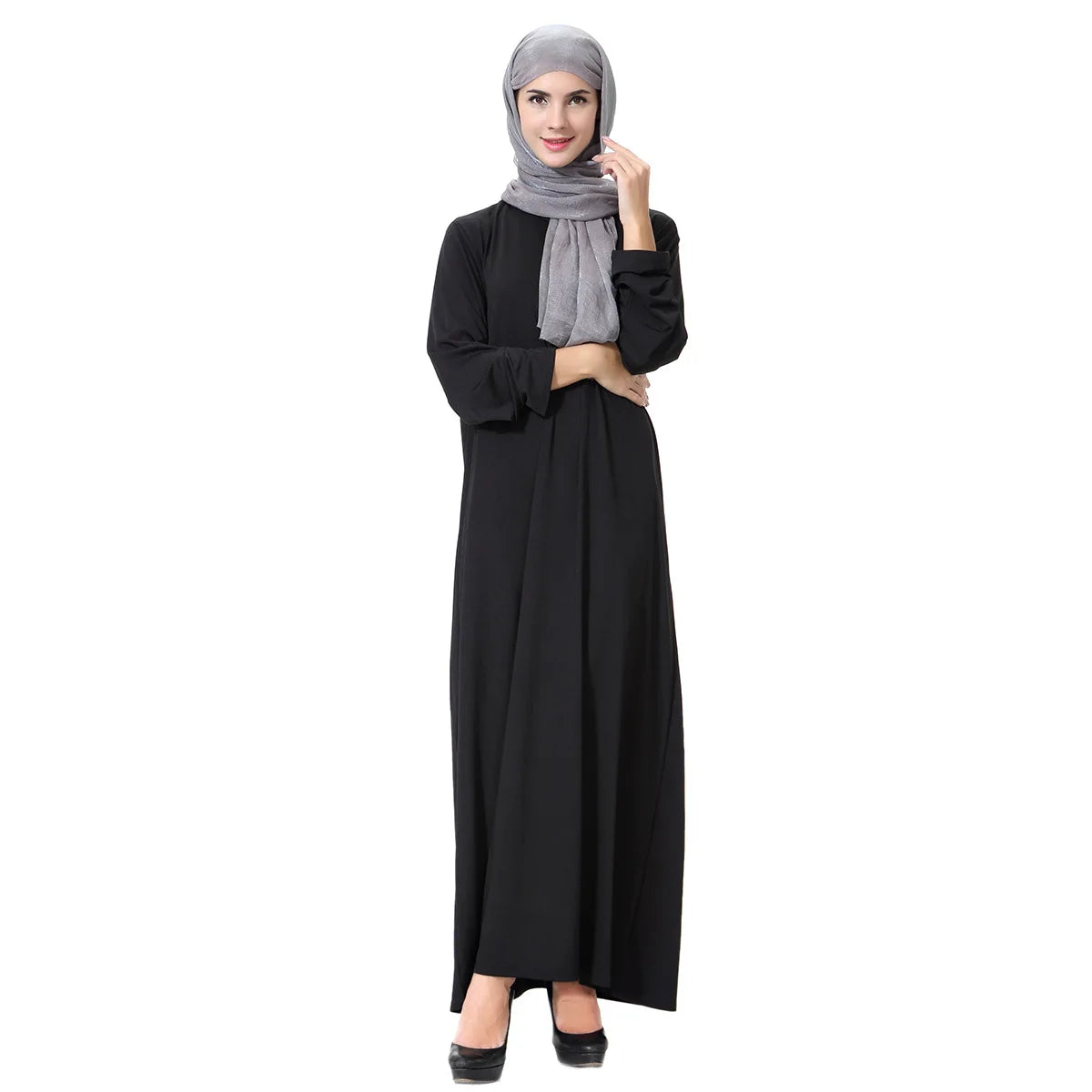 Abaya Femme Élégante Dentelle Brodée – Kaftan Marocain Soirée