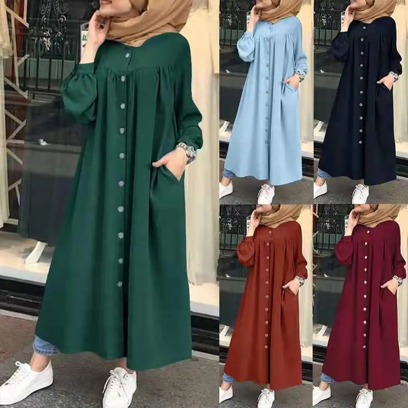 Abaya Femme Élégante Dentelle Brodée – Kaftan Marocain Soirée