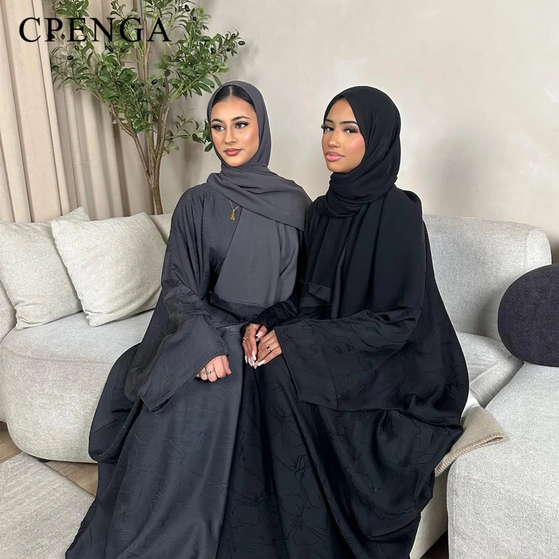Ensemble 2 pièces musulman luxe – Tenue de fête