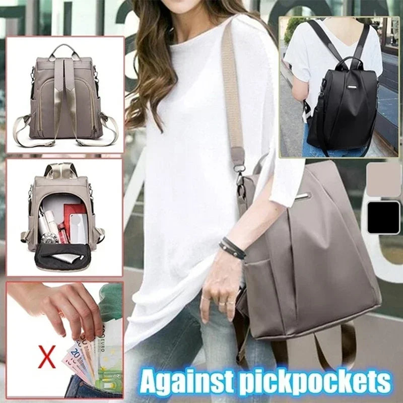 Sac nylon impérméable léger – Couleur unie tendance