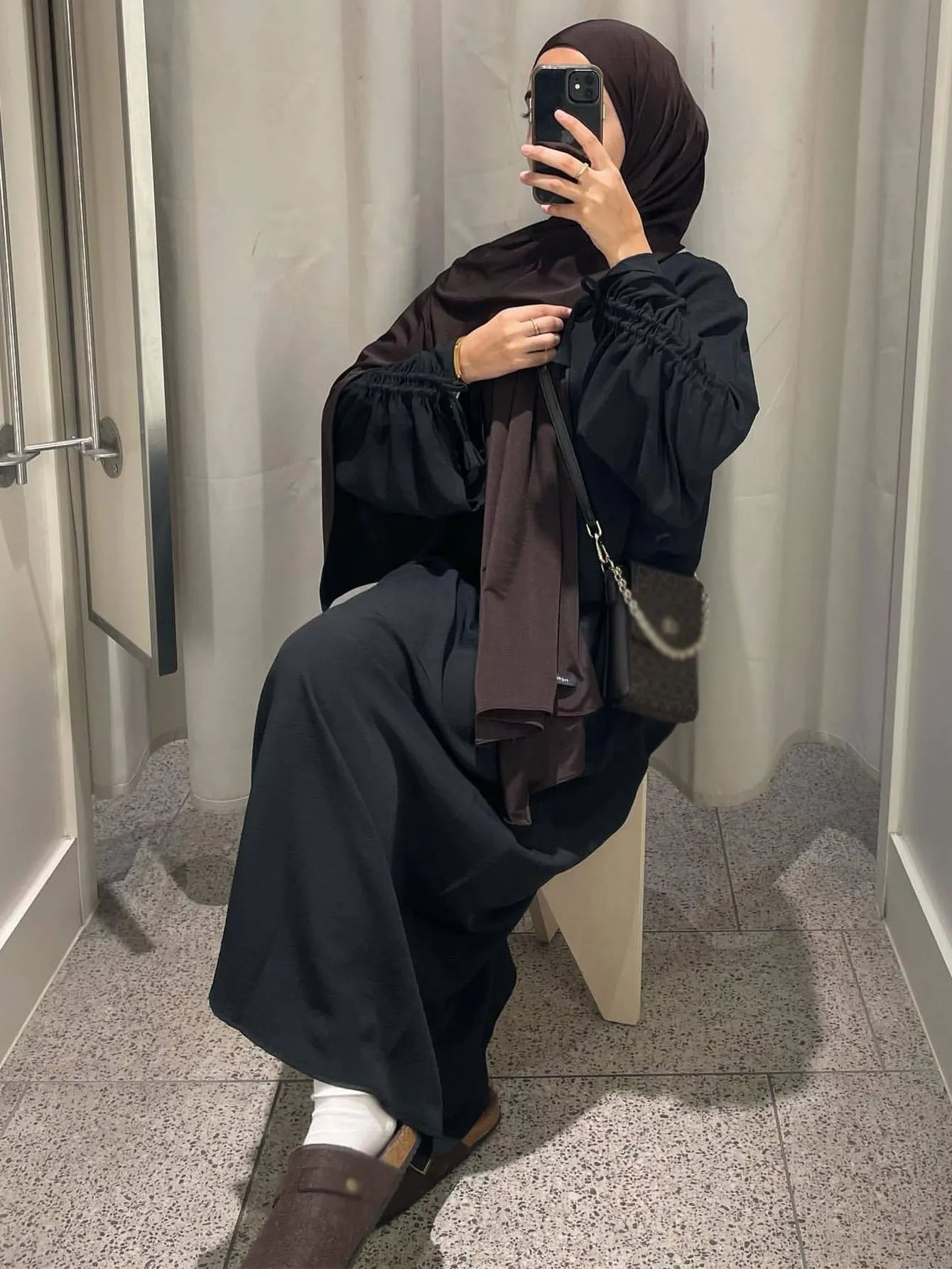 Abaya islamique modeste – Tenue de fête