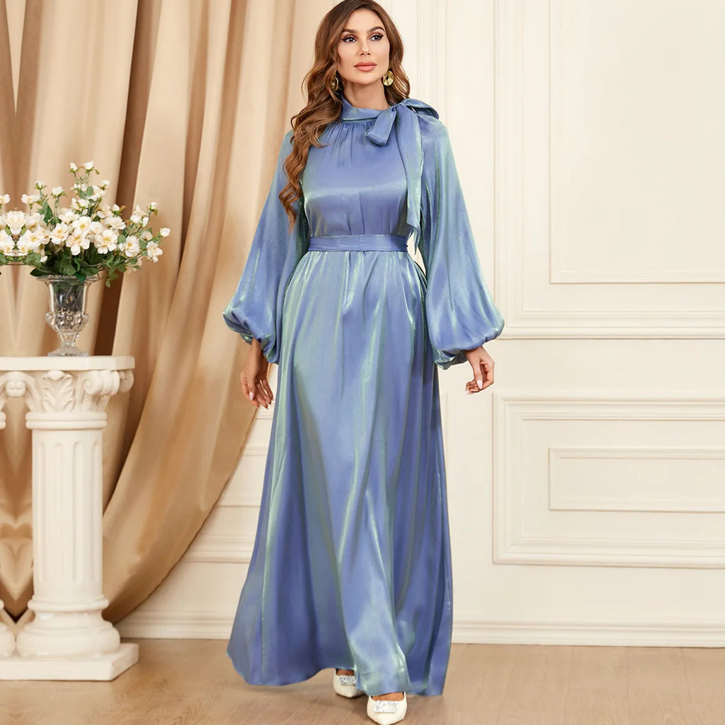 Abaya Femme Élégante Dentelle Brodée – Kaftan Marocain Soirée
