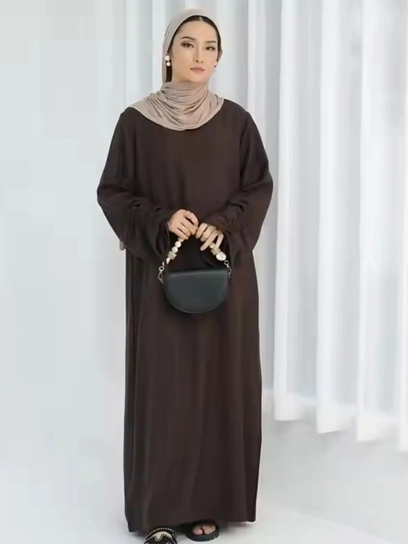 Abaya islamique modeste – Tenue de fête