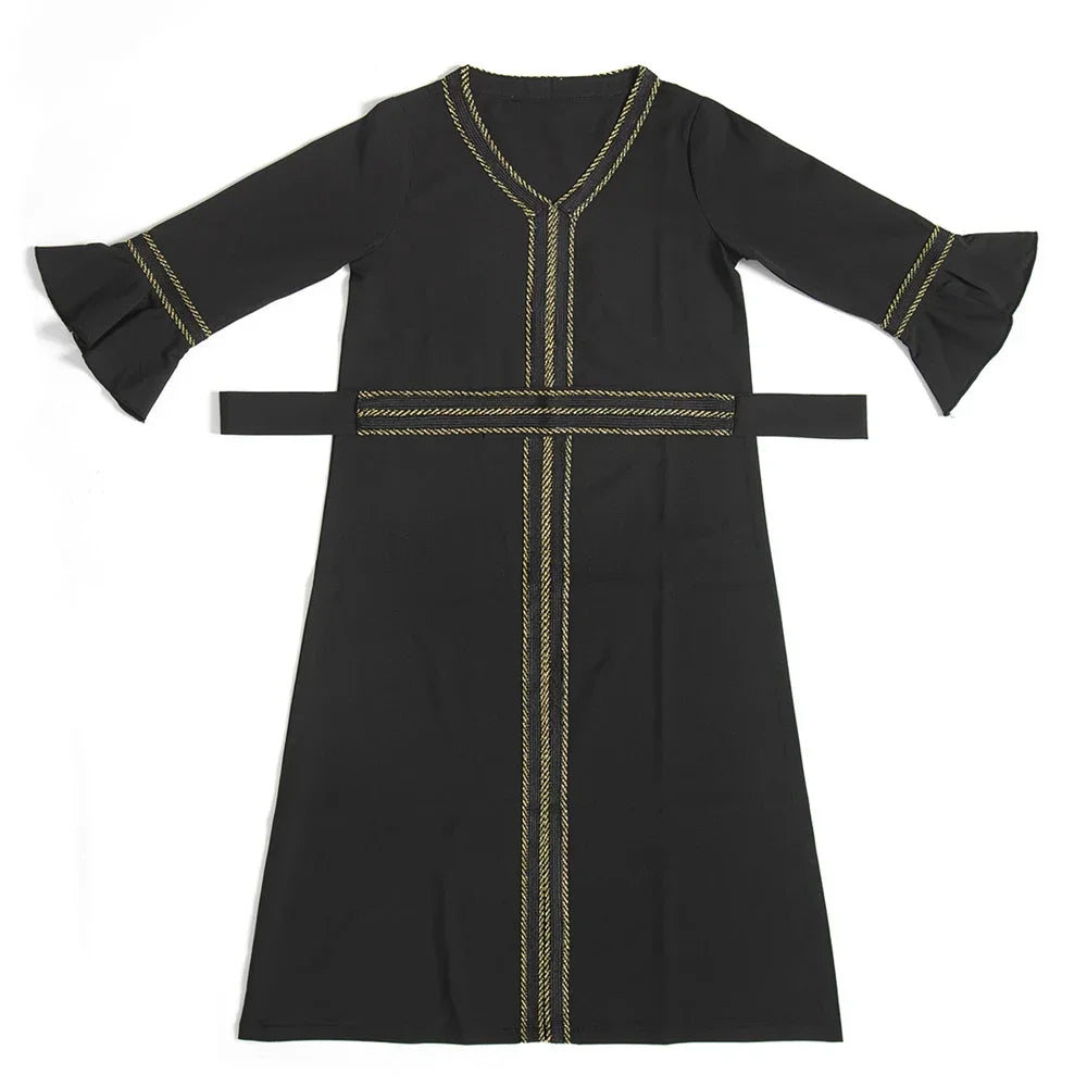 Djellaba Fille Enfant – Robe Prière Ramadan Eid